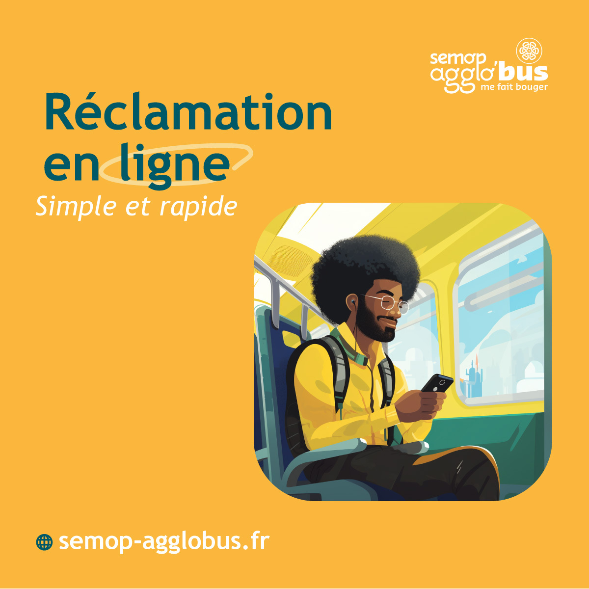 Visuel réclamation en ligne SEMOP AGGLO'BUS